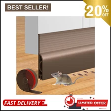 Universal Door Bottom Seal Strip – Draft Stopper, Soundproof Gap & Pest Blocker*
