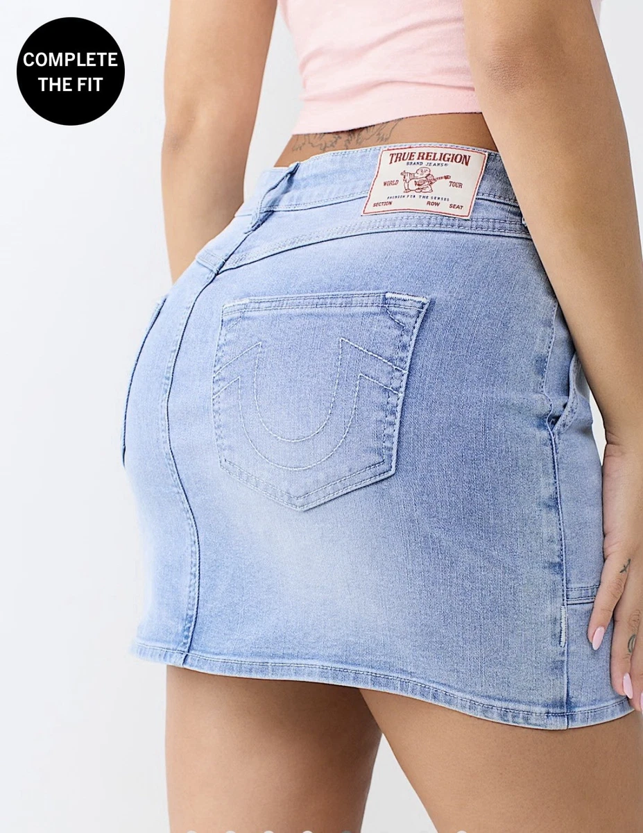 true religion jean skirt products for sale | eBay