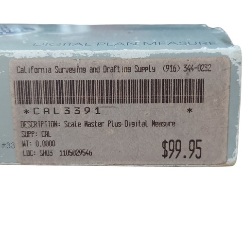 Calculated Industries Scale Master Classic Model 3391 Digital Plan Measure New - Picture 6 of 6