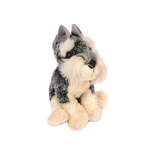 Aurora Mini Flopsies Stein Schnauzer Soft Gray Stuffed Animal Plush