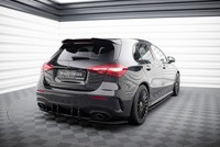 Diffusor Flaps Passend FüR Mercedes-Amg A35 Hatchback W177 Schwarz Matt