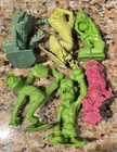 1963 Louis Marx & C0 6-7" Nutty Mads Toy Weird Monster Figure Lot o 6 Weird-Oh's