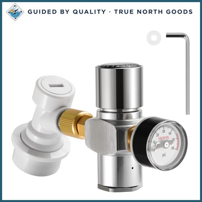 #ad Durable Mini Keg CO2 Regulator with Anti Damage Design and Sealing O Ring $42.71