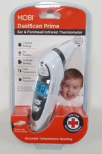 MOBI DualScan Prime Ear and Forehead Infrared Thermometer NEW