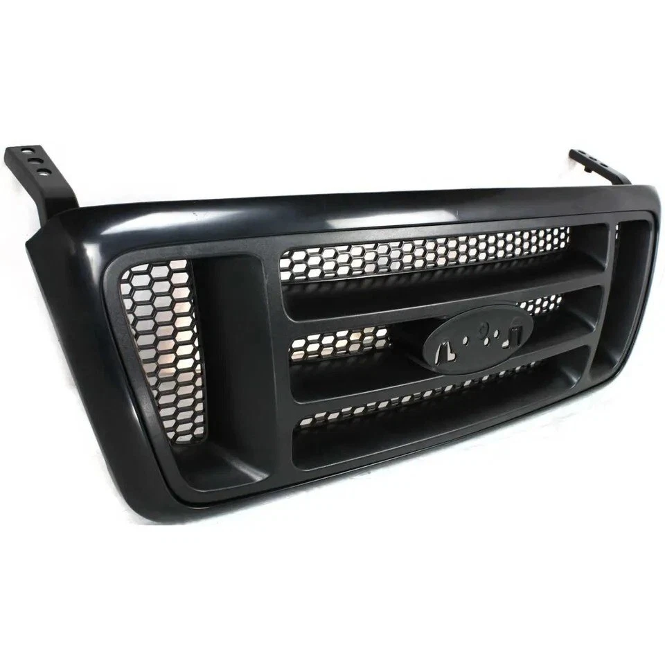 Fits 2004-2008 Ford F-150 Front Grille Assembly Black Shell with Gray FO1200414 Foto 3 de 4