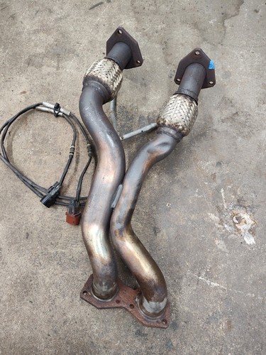 OEM 04-06 Audi TT MK1 / VW R32 3.2L Downpipe Exhaust Flex Pipes 1J1 253 091 BB - Picture 2 of 7