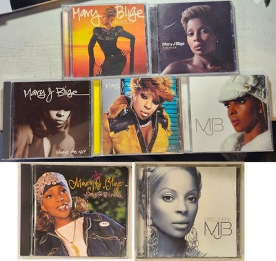 Mary J. Blige CD Lot Bundle (7 CDs) My Life 2, No More Drama,Stronger...