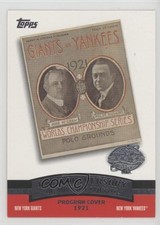 2004 Topps New York Giants vs Yankees John McGraw Miller Huggins #FC1921 HOF 0t2