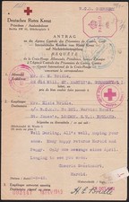 GB GUERNSEY 1943 WW2 German Occupation Red Cross message - censor..........D7584