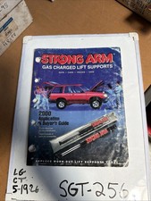 Strong Arm Gas Charged Lift Supports 2000 Application And Buyers Guide