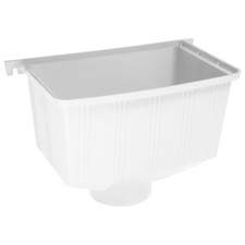 PVC Rainwater Hopper Gutter Outlet Downspout Funnel Drain Pipe Fitting 110mm