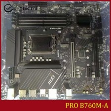 FOR MSI PRO B760M-A DDR5 4 LGA 1700 256GB HDMI DisplayPort mATX  otherboard Test