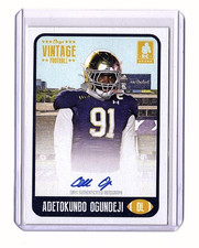 Adetokunbo Ogundeji RC 2021 Onyx Vintage Blue Ink Auto SP /400