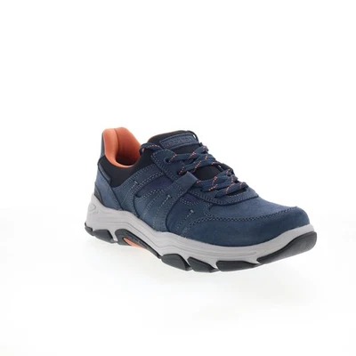 Rockport Rhett RMRHETT Mens Blue Wide Suede Lifestyle Sneakers Shoes - Photo 1/4