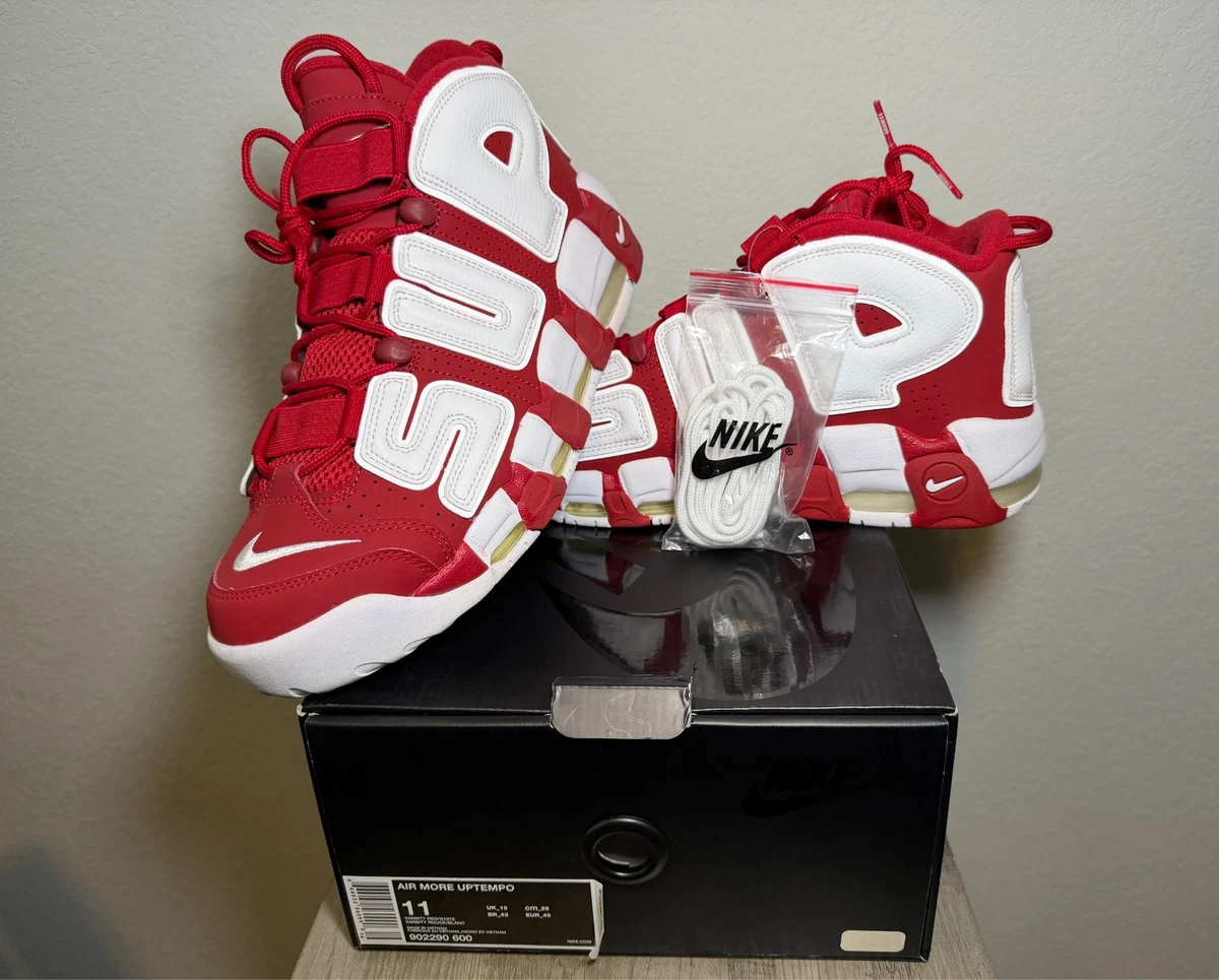 Las mejores ofertas en Nike Supreme x Air More Uptempo Red | eBay