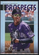 2023 Bowman Modern Prospects Dyan Jorge #MP-10 - Colorado Rockies