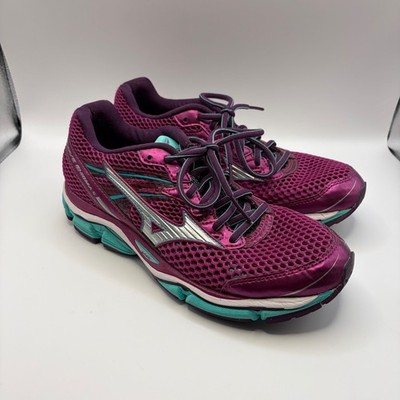 Mizuno Wave Enigma 5 Womens Running Shoes Purple Teal J1GD150202 Size 8.5