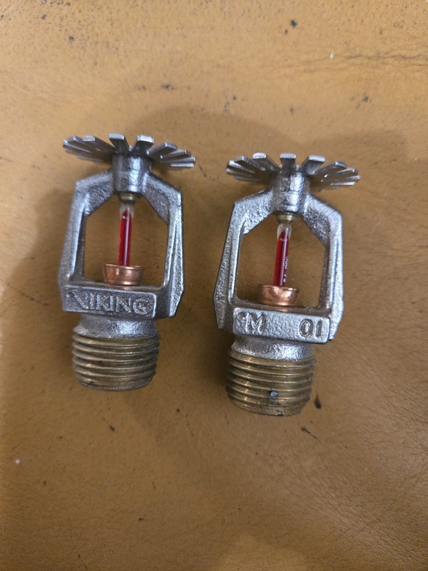 Lot 2 Viking Pendent Sprinkler Heads 135 Fahrenheit