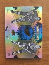 2023-24 UD Exquisite - Gordie Howe, Ted Lindsay Tandems Gold /99 - Red Wings