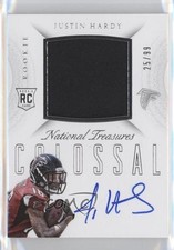 2015 Panini National Treasures 25/99 Justin Hardy #RCO-JH Auto 0v9