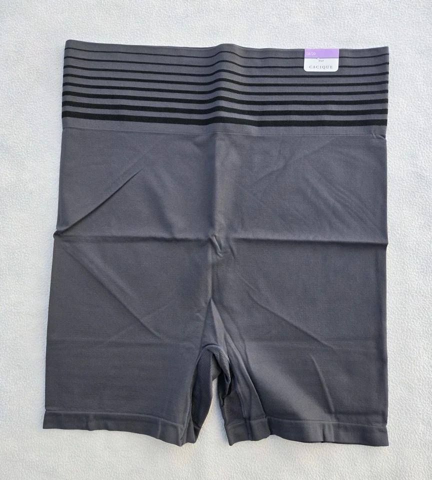 批量 2 件 Cacique 女式 18/20 短塑身内裤 下装 全新带标签 男孩短裤 — 第 2/4 张图片
