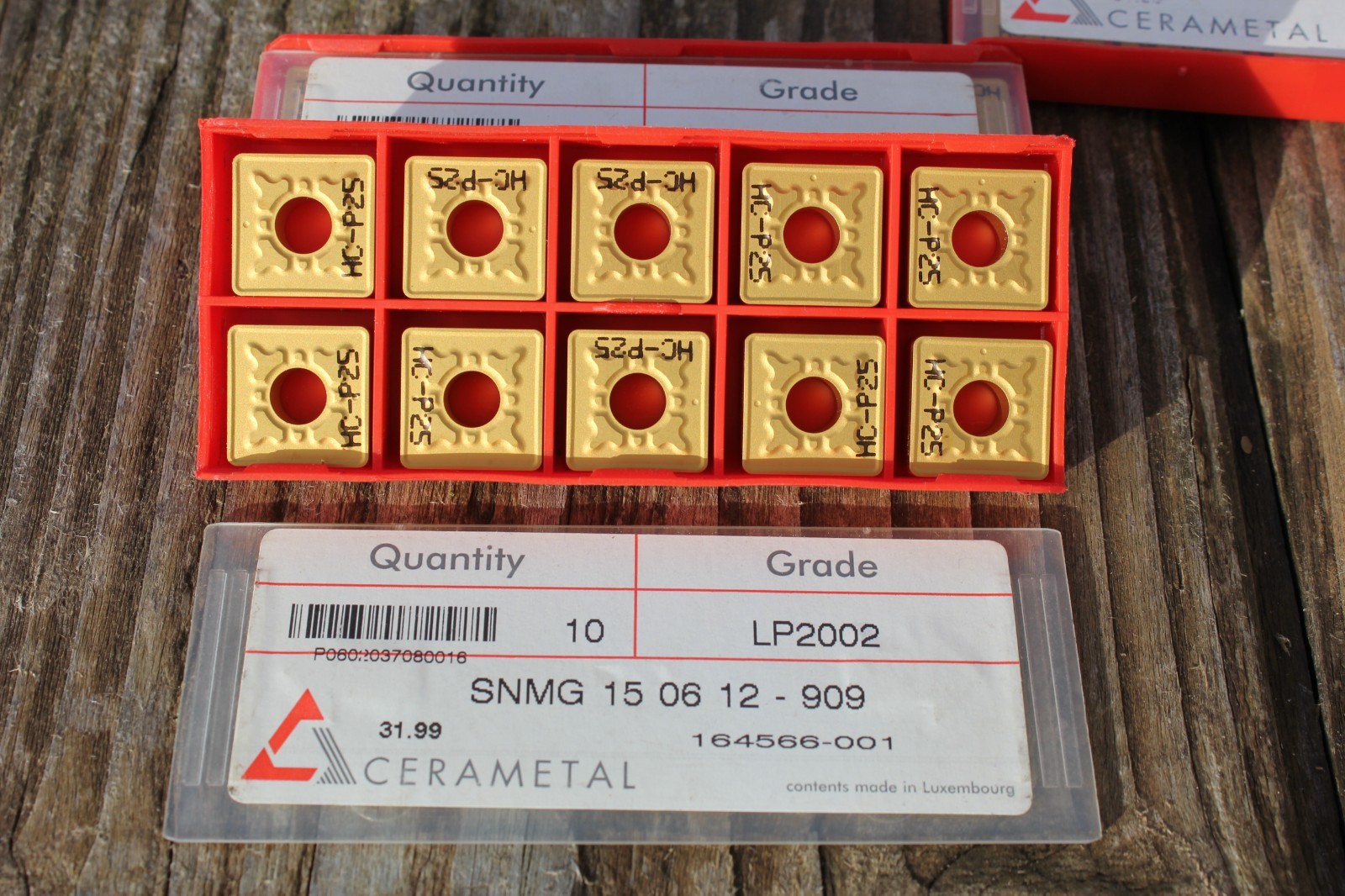 Plaquette SNMG150612-909 LP2002 Ceratizit contre l'usure de coupe sur les aciers