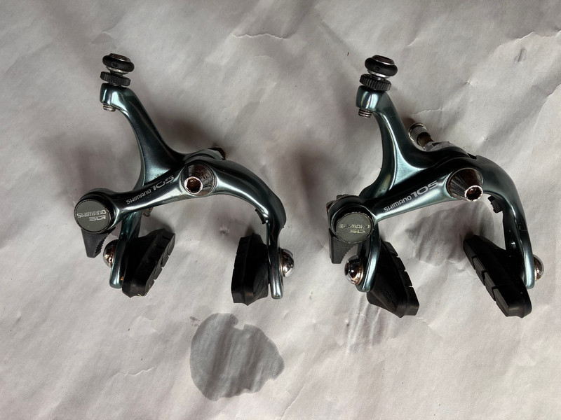 Shimano 105 BR-1050 Alloy Blue Brake Caliper set