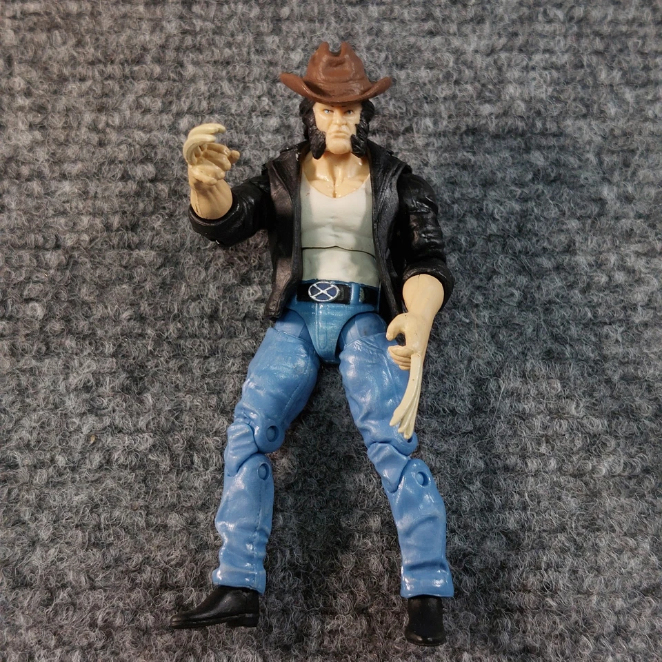Marvel Universe Cowboy Wolverine Back Yard Brawl Figure 3.75" Hasbro X-Men 2009 - Image 2 of 4