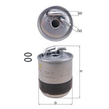 Kraftstofffilter für Mercedes M-Klasse W164 R-Klasse W251 S-Klasse W221 | 75145