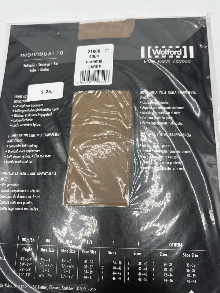 Tights by Wolford L Sahara Black Tights in Straps Design - Image 3 of 3