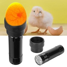 Black Egg Candler Tester 9 Lamp Safe Cool Light Egg Candler With Lanyard NY