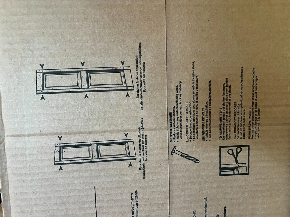Mid America Forest Green Open Louver Vinyl Shutters Pair - Image 4 of 4