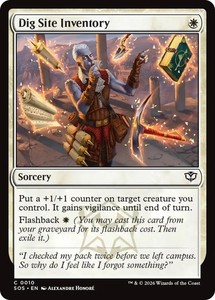 Dig Site Inventory 10/444 Secrets of Strixhaven Foil