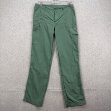 Columbia PFG Pants Womens 6 Green Omni Shade Performance Fishing Ripstop Hiking
