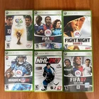 Xbox 360 Fifa NHL Fight Night and Madden games bundle Complete CIB