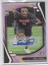 ERIC STOKES 2021 PANINI ABSOLUTE SILVER SPECTRUM ROOKIE AUTO RC #D 163/199