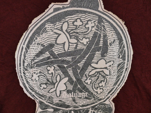 Genuine Vintage Salvage Brand T Shirt "Sanctity" Crimson V51T461 Size XXL - Picture 7 of 12