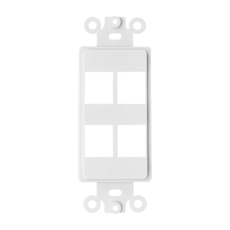 Decora RJ45 Network Keystone Wall Plate Insert - 0 1 2 3 4 6 Port | eBay