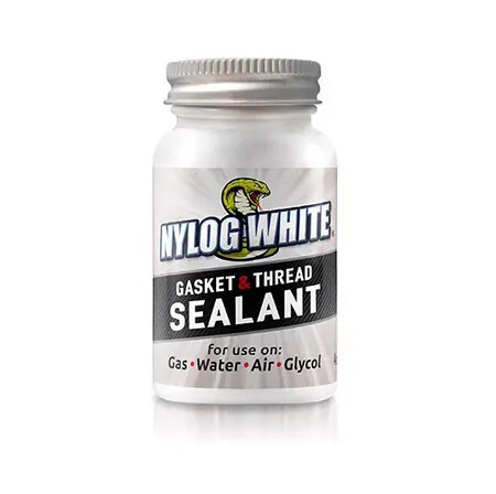 RT202W Nylog White Gasket Thread Sealant 4 oz by Refrigeration Technologies