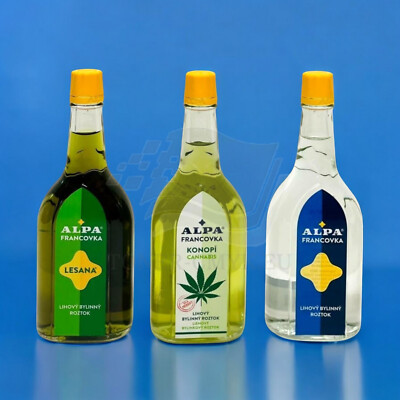 ALPA Francovka 3x60ml - CLASSIC, LESANA, KONOPÍ - herbal solution with 60% alcohol