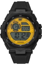 CAT OD16721741 Men's Hybrid Caterpillar Black Chronograph Digital Watch