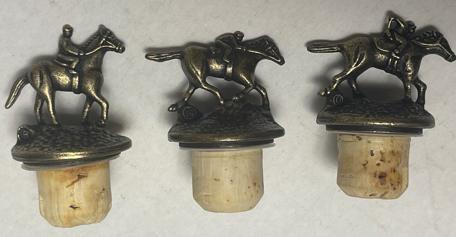 BLANTON'S SINGLE BARREL BOURBON BOTTLE STOPPERS, SET OF 3 Corks