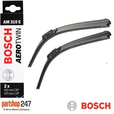 Bosch Front Windscreen Wiper Blades Set AM310S GENUINE BOSCH