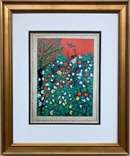 Faith Ringgold "Chasing Butterflies 2010" New Custom Framed Black Art