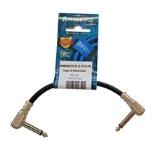 Reference Cable Patch Effects Pedalboard 0.15 mt 90 degree Pedal Italy 15 cm New