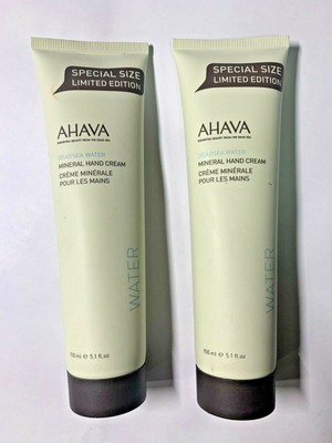 Lot of 2 AHAVA Dead Sea Water Hand Cream 5.1 OZ-Limited Edition Size- Sealed