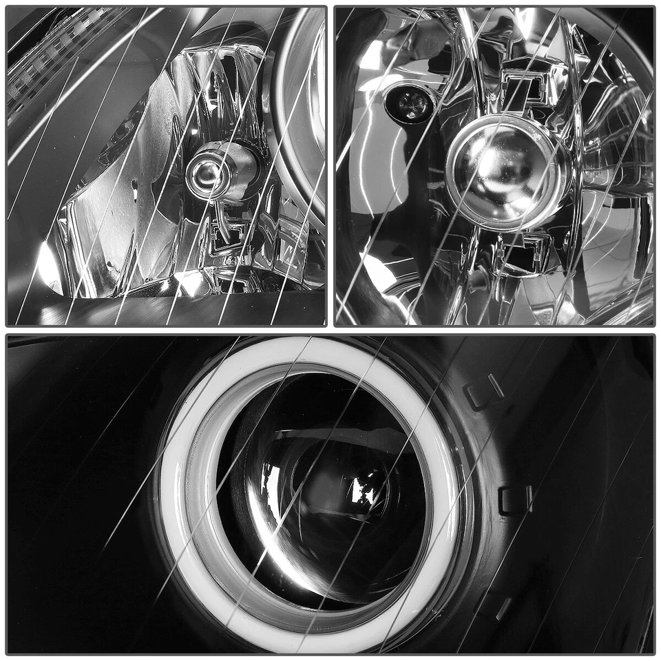 ДЛЯ W220 00-06 MERCEDES BENZ S-КЛАССА ЧЕРНЫЙ HALO ПРОЕКТОР СВЕТОДИОДНАЯ СИГНАЛЬНАЯ ФАРА - Изображение 4 из 4