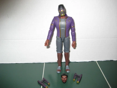Figura suelta de Marvel Legends T`Challa Star Lord El observador construye una figura   