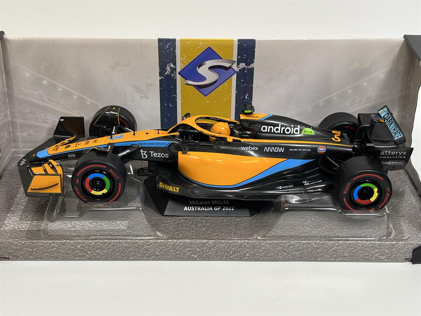 Solido Mclaren F1 Mcl36 Team Mclaren N 3 Australian Gp 2022 Daniel Ricciardo 1:18 1809101