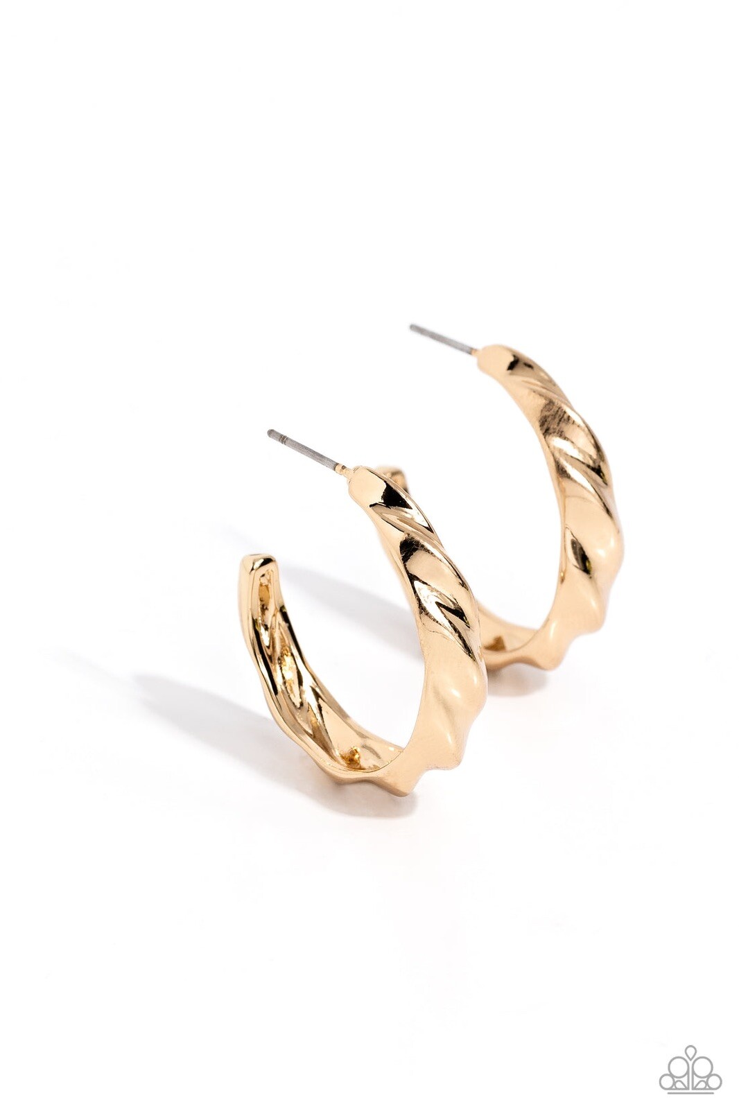 New Paparazzi Jewelry-Hoop It Up Earrings- Gold